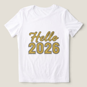 Hallo 2026 Matching T-Shirts voor Koppels