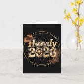 Hallo 2026 Nieuwjaar Hallo 2026 Westers Nieuwjaar  Kaart (Gele Bloem)