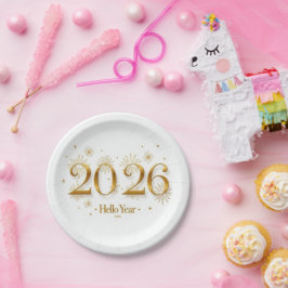 Hallo 2026 Papieren Borden Bordje