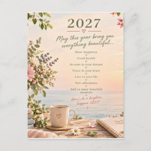 Hallo 2027 – Een Jaar van Hoop, Briefkaart