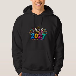 Hallo 2027 Familie Nieuwjaar Matching Hoodie