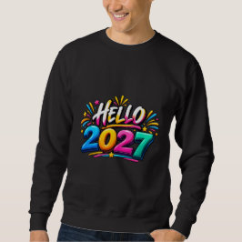 Hallo 2027 Familie Nieuwjaar Matching Trui