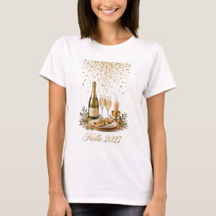 Hallo 2027 Tafel Dames T-Shirt