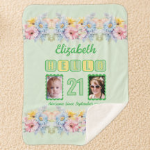 Hallo 21 2 fotonaam datum bloemen groen
