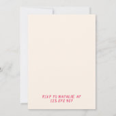 hallo 21e Hand getrokken taart Kaart (Achterkant)