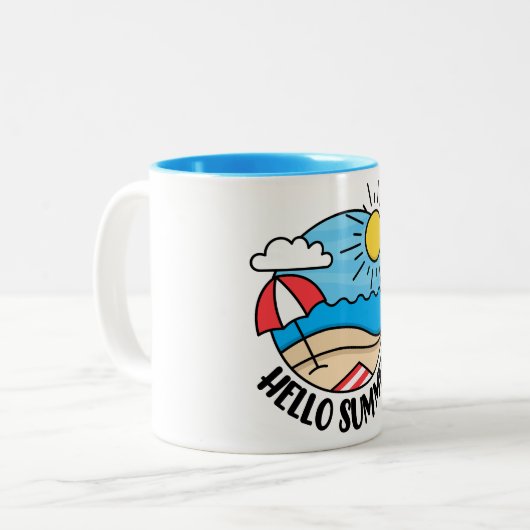 HALLO 2 TWEEKLEURIGE KOFFIEMOK (Voorkant links)