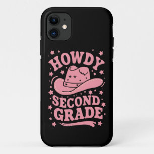 Hallo 2e klas cowboy cowgirl terug naar school Case-Mate iPhone case