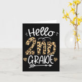 Hallo 2e klas Leopard Leraar Studenten Byck naar S Kaart (Gele Bloem)