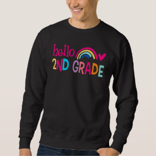 Hallo 2e klas regenboog terug naar school eerste d trui