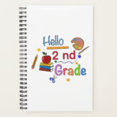 Hallo 2e klas - Schattige Terug naar school Ontwer Planner (Voorkant)
