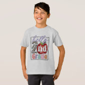 Hallo 2nd Grade, jongen of meisje T-shirt (Voorkant volledig)
