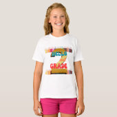 Hallo 2nd grade shirt, tweedegraads vibes, t-shirt (Voorkant volledig)
