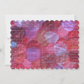 Hallo 30 jarig jubileum rood roze witte girly kaart (Achterkant)