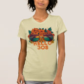 Hallo 30s Tropische  Retro Zomerverjaardag T-shirt (Voorkant)
