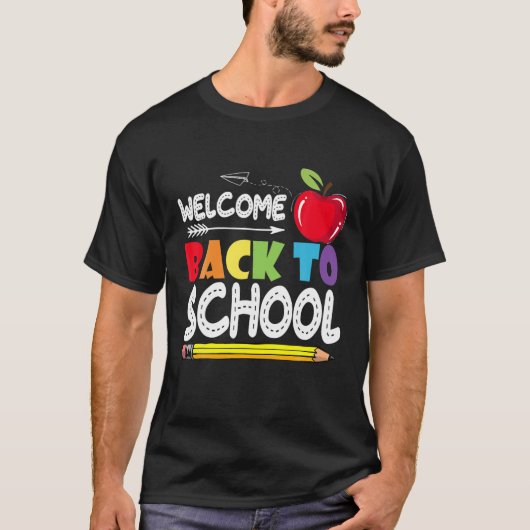 hallo 3e graad leraar naar school derde klas t-shirt (Voorkant)