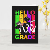 hallo 3e graad|Terug naar school Hallo 3e graad Kaart (Gele Bloem)