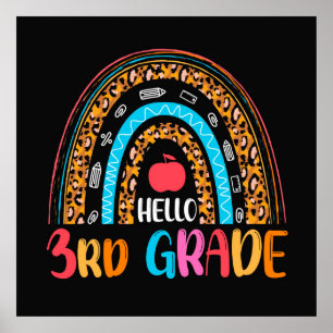 hallo 3e graad Terug naar school Poster
