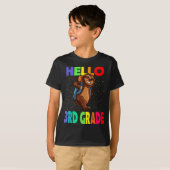 hallo 3e klas naar school t-shirt (Voorkant volledig)