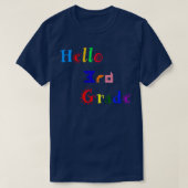 hallo 3e klas t-shirt (Design voorkant)