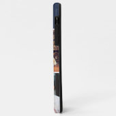 hallo! 4 Foto Collage Dark Blue, op maat gemaakt Case-Mate iPhone Case (Achterkant/links)