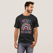 hallo 4e graadmeter van de Boho-regenboog, 1e dag T-shirt (Voorkant volledig)