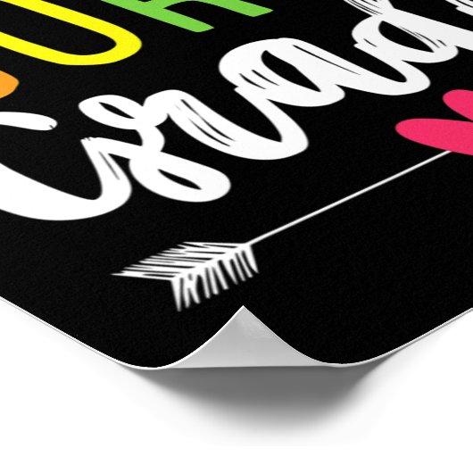 Hallo 4e klas terug naar school leuk Kinder GI Poster (Hoek)