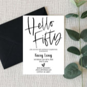 hallo 500e uitnodiging van de verjaardag