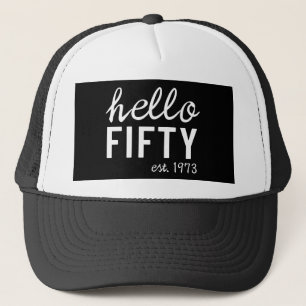 hallo 50e 50e verjaardag trucker pet