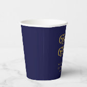 hallo 50e verjaardag van de 50e verjaardag van de papieren bekers (Rechts)