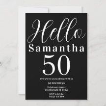 hallo 50ste verjaardag