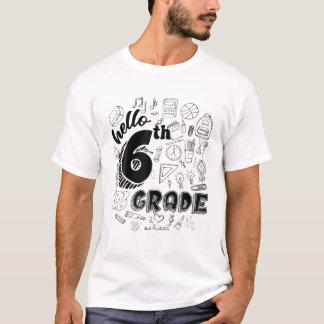 hallo 6e graad zesde lerarenteam terug naar t-shirt