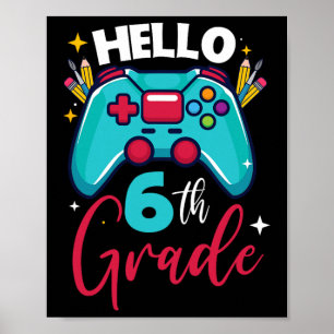 Hallo 6e klas niveau ontgrendeld videospel Ck naar Poster
