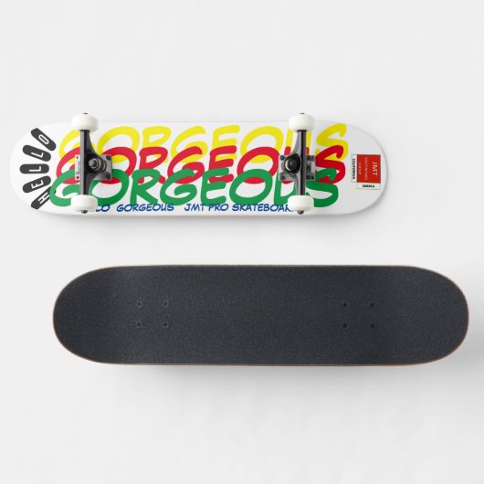 hallo 7 3/4-inch skateboard van GORGEOUS (Horizontaal)