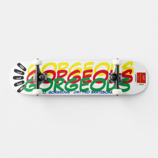 hallo 7 3/4-inch skateboard van GORGEOUS (Horizontaal)