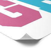 hallo 7-klas Square wortel van 49 wiskunde student Poster (Hoek)