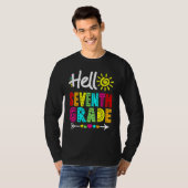 hallo 7e Grade Fun Terug naar de leraar T-shirt (Voorkant volledig)