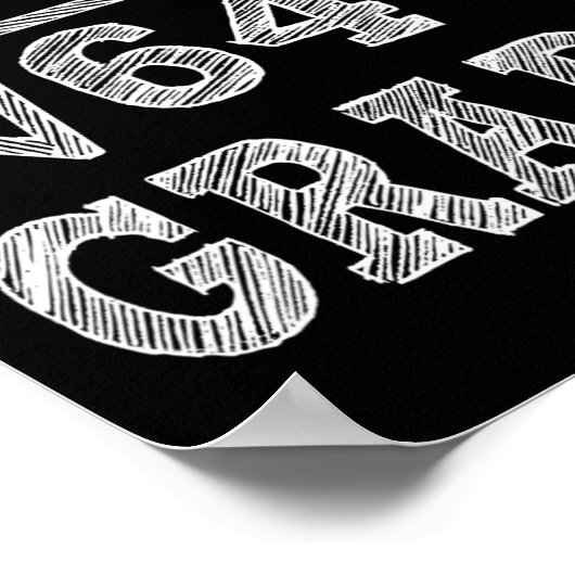 hallo 8e Grade Square Root van 64 Terug naar Schoo Poster (Hoek)