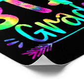 hallo 8e Grade Team Tie Dye Terug naar School Teac Poster (Hoek)