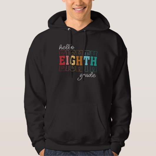 hallo 8e klas hoodie (Voorkant)