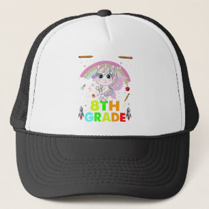 hallo 8e klas terug naar school trucker pet