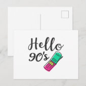 hallo 90 seconden mobiel briefkaart (Voorkant / Achterkant)