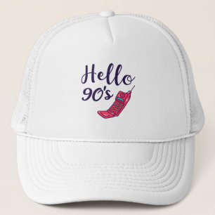 Hallo 90s mobiele telefoon trucker pet