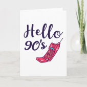 Hallo 90s mobieltje kaart (Voorkant)