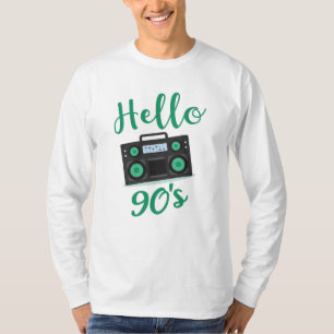 hallo 90s radiocassetrecorder t-shirt