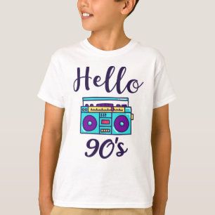 hallo 90s radiocassetrecorder t-shirt