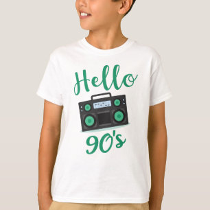 hallo 90s radiocassetrecorder t-shirt