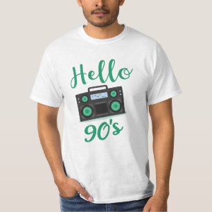 hallo 90s radiocassetrecorder t-shirt