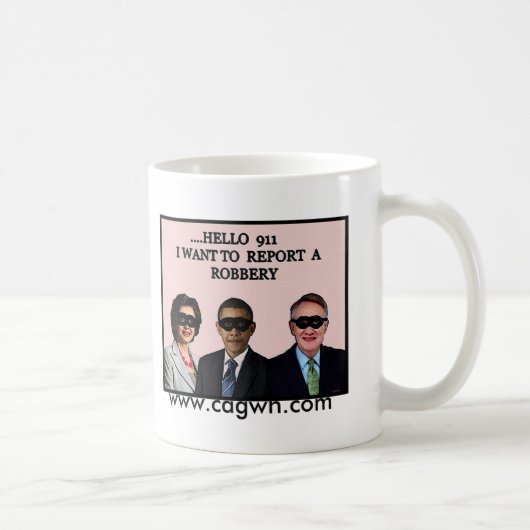 hallo 911, www.cagwh.com koffiemok (Rechts)
