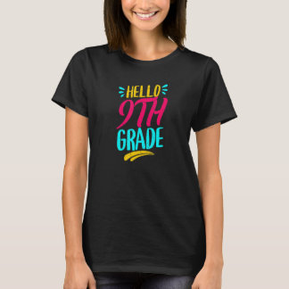 Hallo 9e klas eerste schooldag leraar terug naar s t-shirt