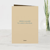 Hallo A. DENKEN AAN JOU KAART (Achterkant)